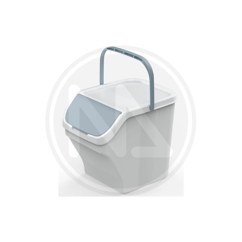 TORRE "stack 'n sort" WASTE DISTRIBUTION BIN white-AZUR