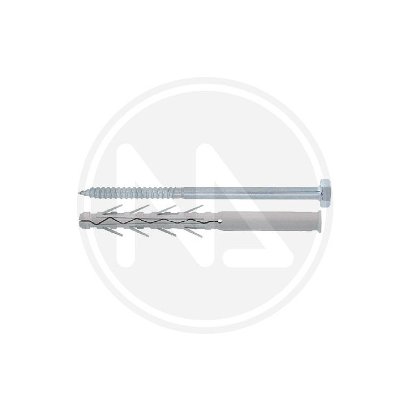 NYLON PLUG extended 4 wings with screw te nd