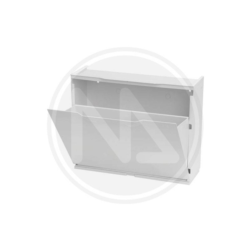 WHITE POLYPROPYLENE MODULAR RACK SHOE "UNIKA"