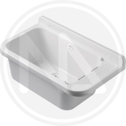 WHITE RESIN WALL SMALL WASH DASIN