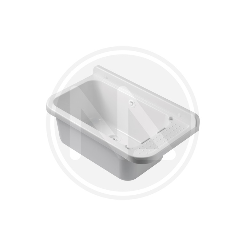 WHITE RESIN WALL SMALL WASH DASIN