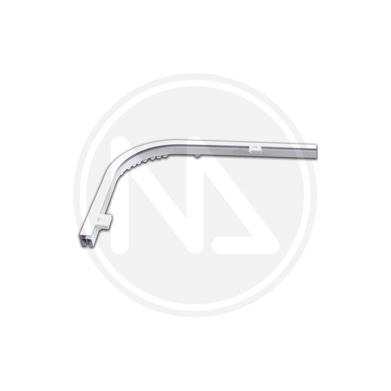 curve for aluminium curtain rod