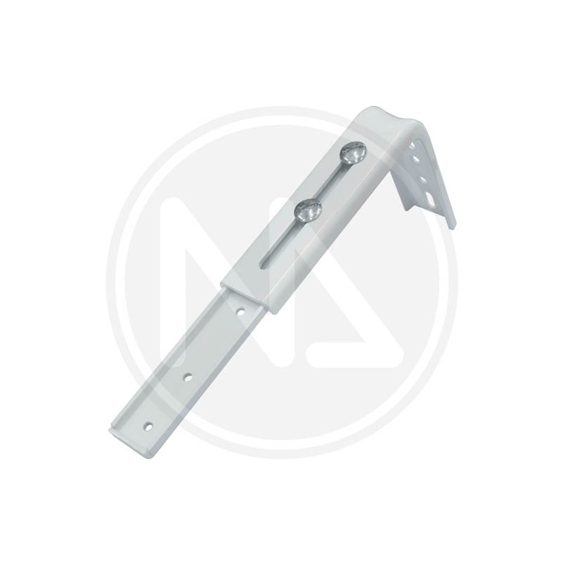 CENTRAL wall support extensible for curtain rails WITH CURVES
