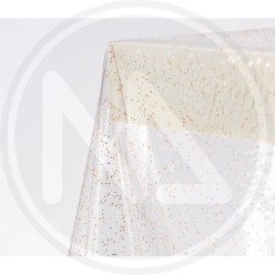 TOVAGLIATO NATALE IN PVC "CRYSTAL ORO"