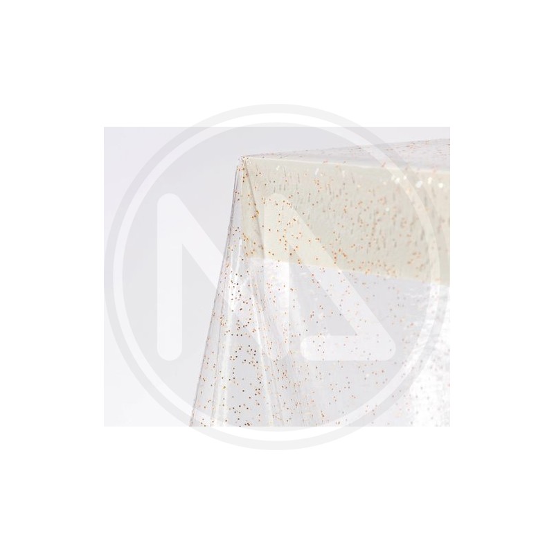 PVC CHRISTMAS TABLE CLOTH "CRYSTAL ORO"