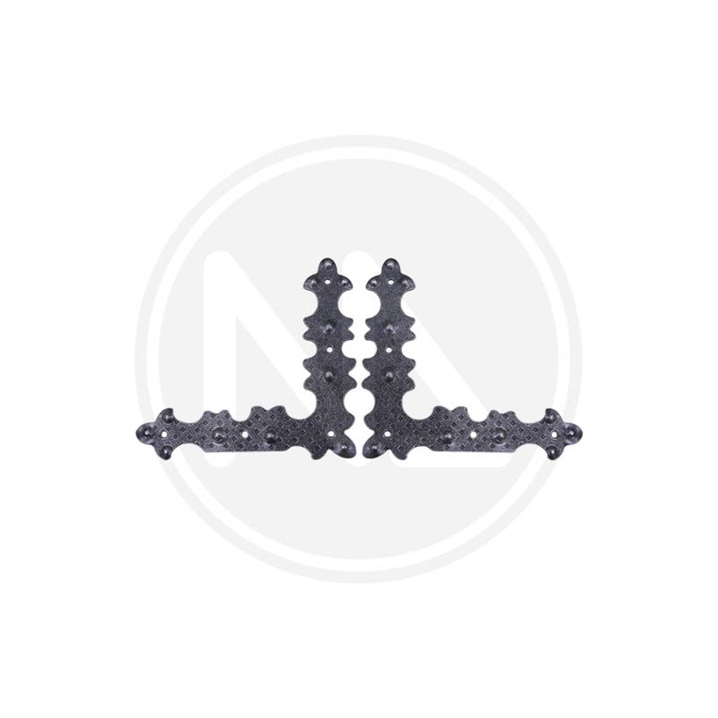 BLACK wrought iron bolstering plate 310
