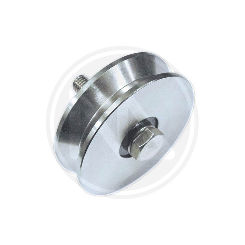 RUOTA PER CANCELLI CON BULLONE 2 C. GOLA "V" "FC305"