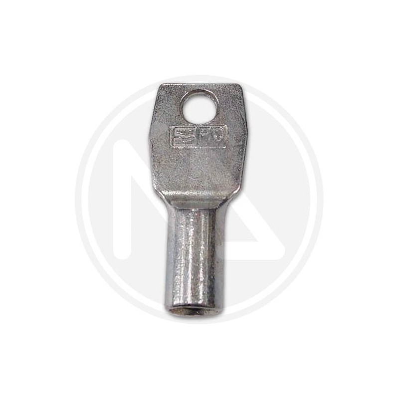 TRIANGULAR zinc key for latch "625"