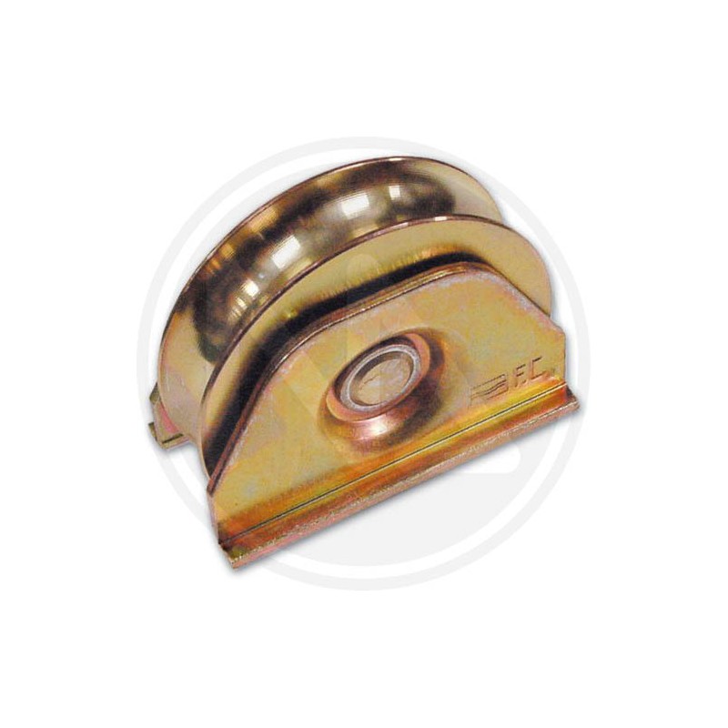 wheel with u groove for gates "332"