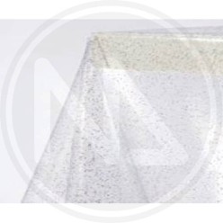 PVC CHRISTMAS TABLE CLOTH "CRYSTAL SILVER"