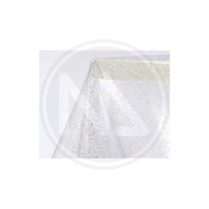 PVC CHRISTMAS TABLE CLOTH "CRYSTAL SILVER"
