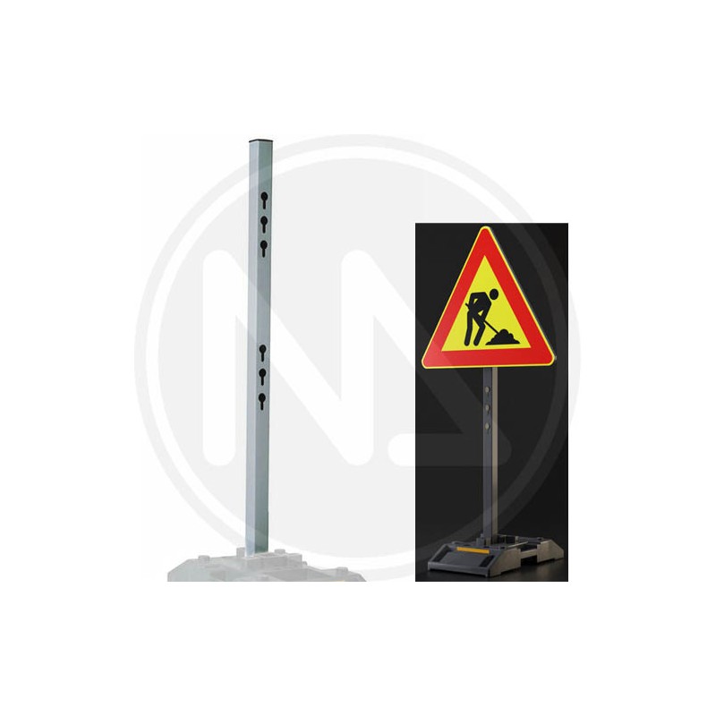 SQUARE PLASTIC POLE "BIG FOOT"