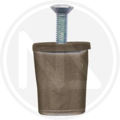 TAPPO D'ARRESTO in nylon MARRONE per tapparella