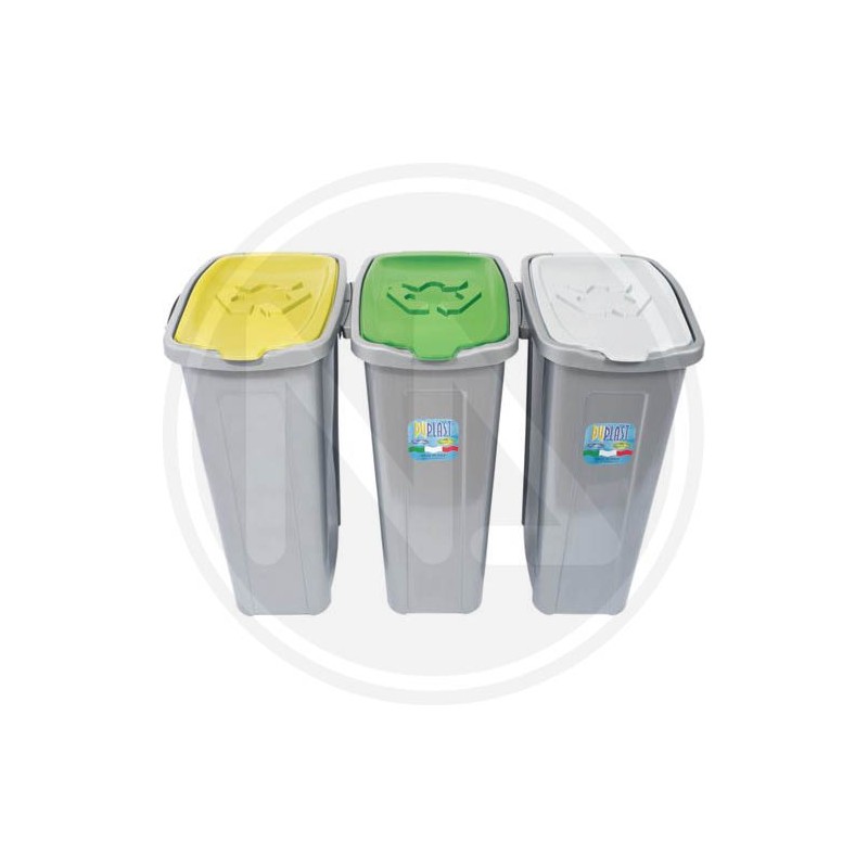 SEPARATE WASTE COLLECTION "SPACE SAVING 35lt" TRIS
