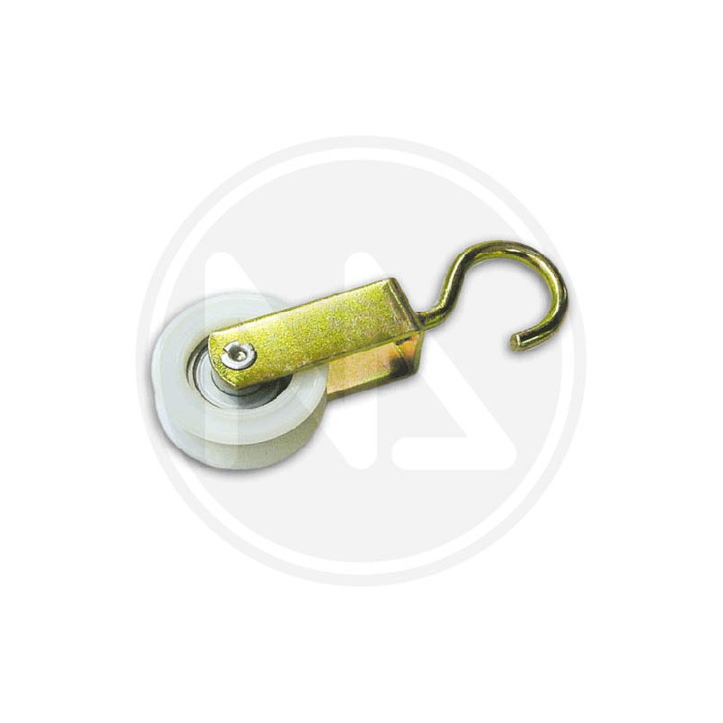 pulley for clotheshorse with nylon wheel