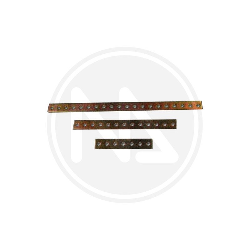 STRAIGHT PERFORATED PLATE IN TROPICALISED STEEL