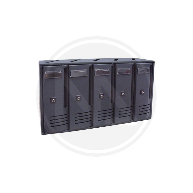 GREY postboxes with elements for internal use "serie c" ALUBOX
