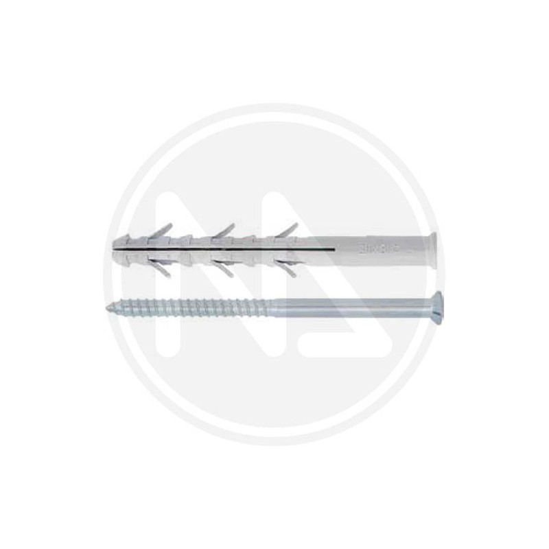 NYLON PLUG extended 3 wings with screw TORX