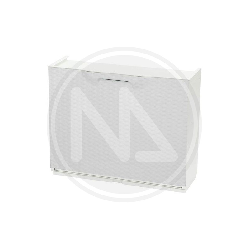 WHITE-white RATTAN POLYPROPILENE MODULAR RACK SHOE "UNIKA"