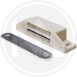 ferma ante magnetico rettangolare BIANCO