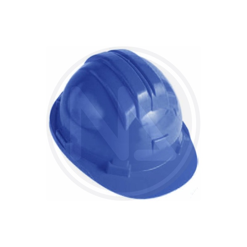PROTECTIVE HELMET IN BLUE ABS WITH CHIN