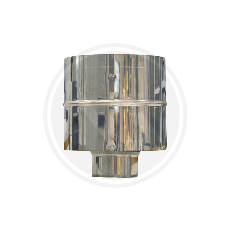 ROUND BASE WINDPROOF CHIMNEY FOR FIREPLACES "TORRETTA"
