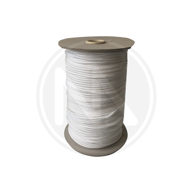 WHITE nylon drawstring for venetian blind 300 mt.