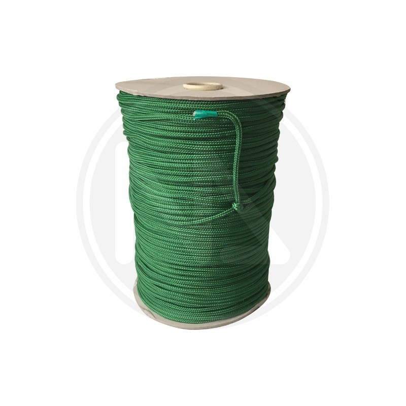 GREEN nylon drawstring for venetian blind 250 mt.