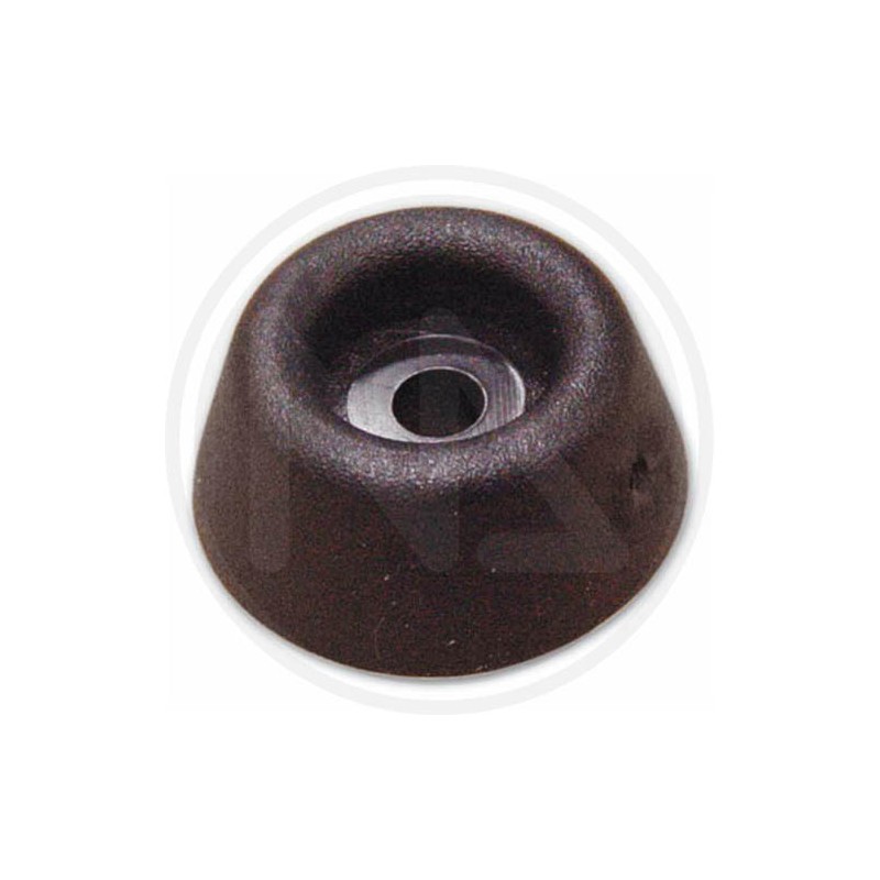 BLACK conical truncated rubber tip