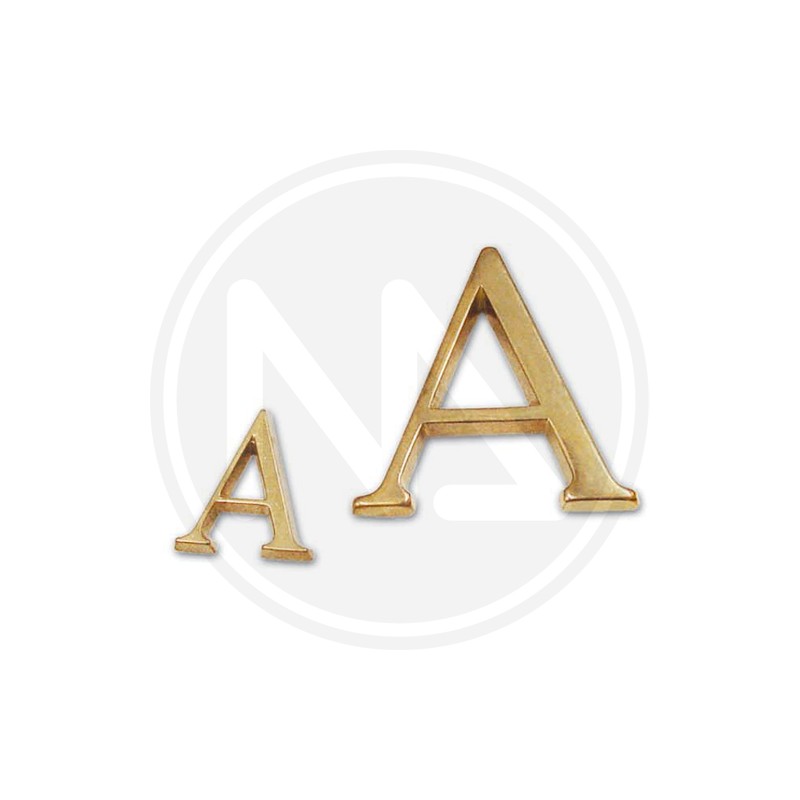brass letter 40 MM. N-Z