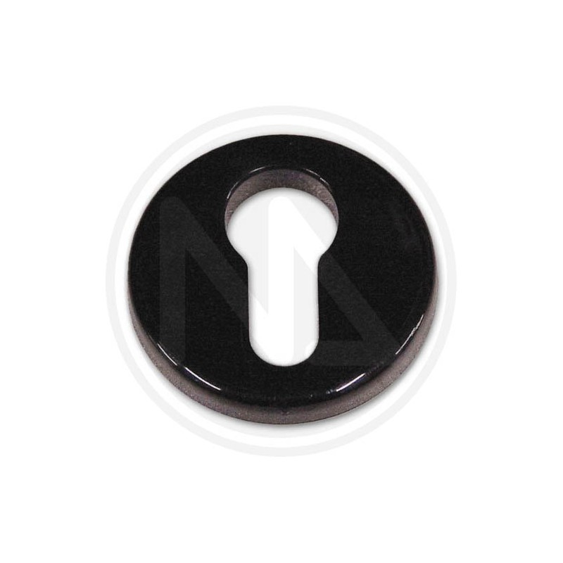 BLACK resin eschutcheon yale hole