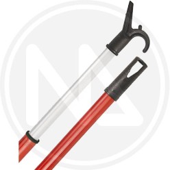 PLASTIC EXTENDED CLOTHES ROD 130 cm