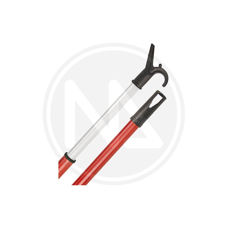 PLASTIC EXTENDED CLOTHES ROD 130 cm