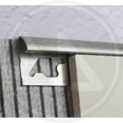 PROFILO ACCIAIO INOX LUCIDO "TONDO APERTO" (JOLLY)