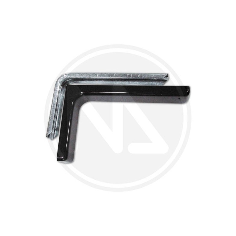 MENSOLA PER ARREDAMENTO rivestita colore nero