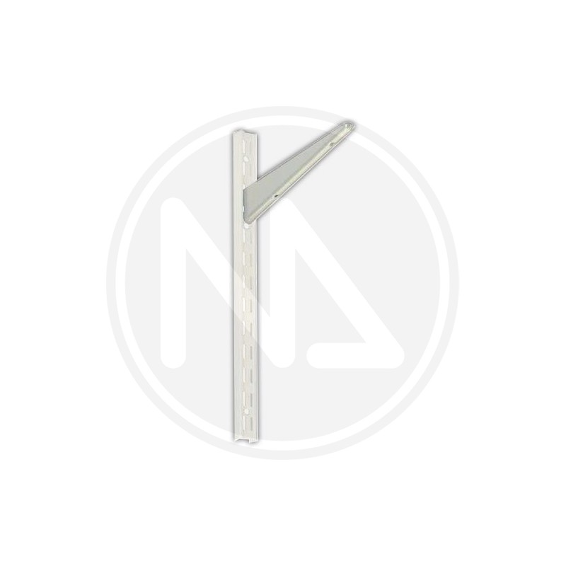 SHELF FOR PROFILE IN WHITE PAINTED STEEL