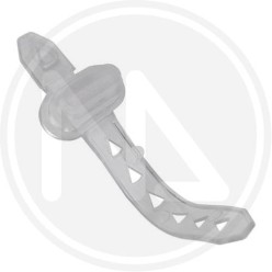 transparent rubber bumper for handles with strap