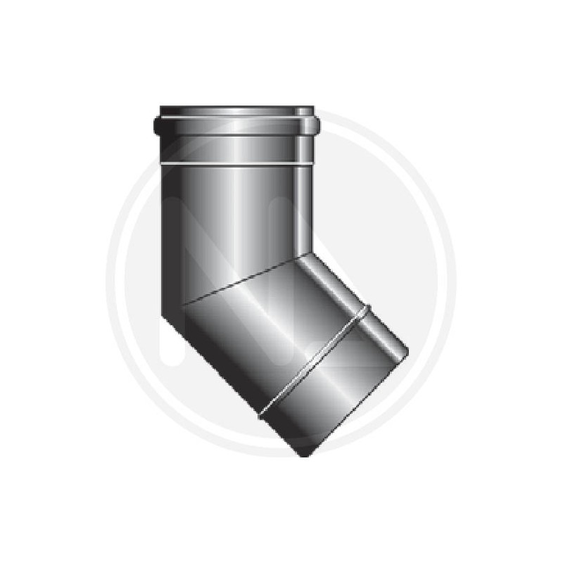 stainless steel ANGLE FOR EXHAUST PIPE "SPEEDY 02"
