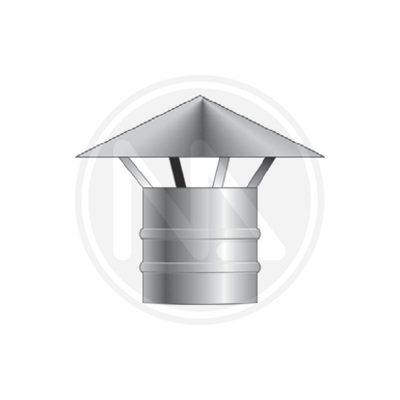 fumaiolo fisso PER CANNA FUMARIA ACCIAIO INOX "SPEEDY 29"