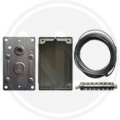 OUTSIDE ROPE WINCH "tipo r" 1711-a for window IRON BOX