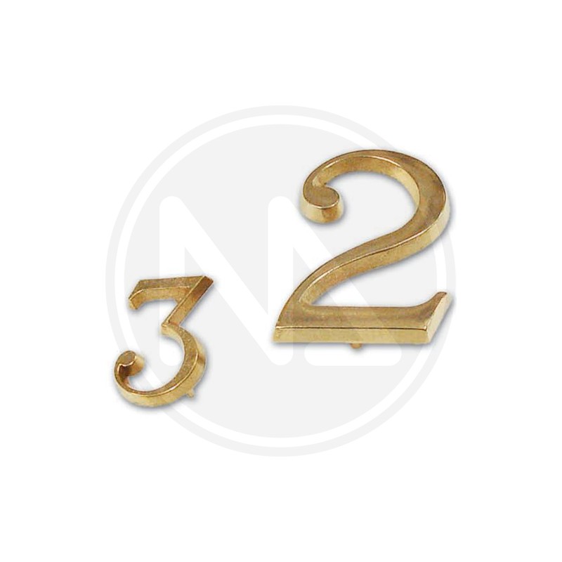 brass number 80 MM. 0-8