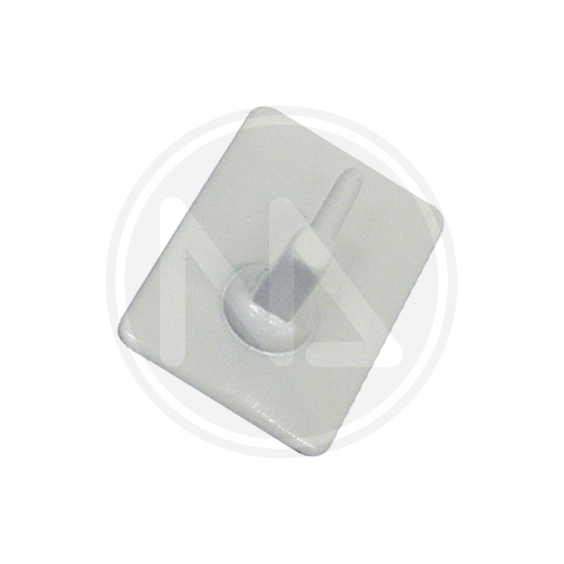 RECTANGULAR steel hook sticker for curtain rods