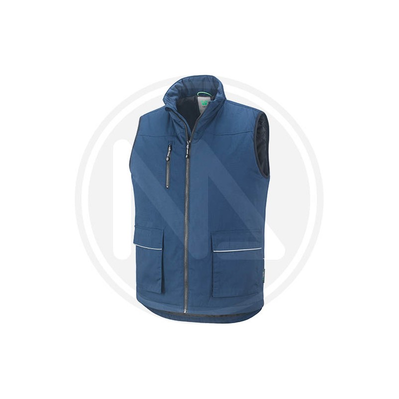 BLUE WORK VEST "MONTREAUX"