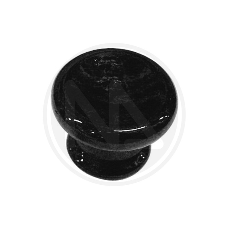 BLACK wood knob for furniture 201