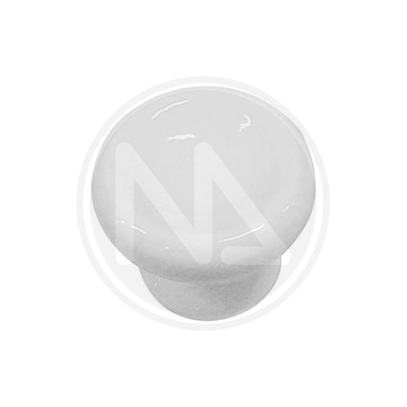WHITE wood knob for furniture 201