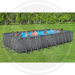 PISCINA RETTANGOLARE RIGIDA "aPX365" CON FILTRO SABBIA