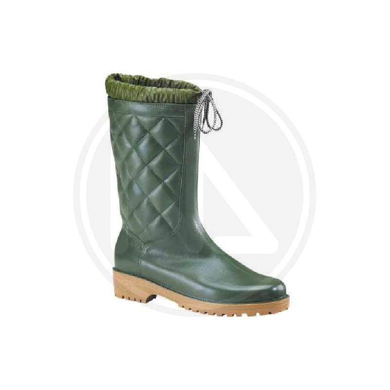 long GREEN pvc wintry boots "VALENKY"