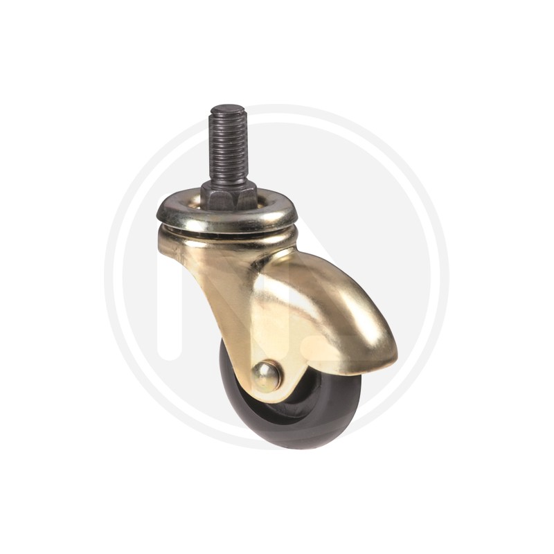 nylon wheel with revolving brassed hinge "f1 DOMUS"