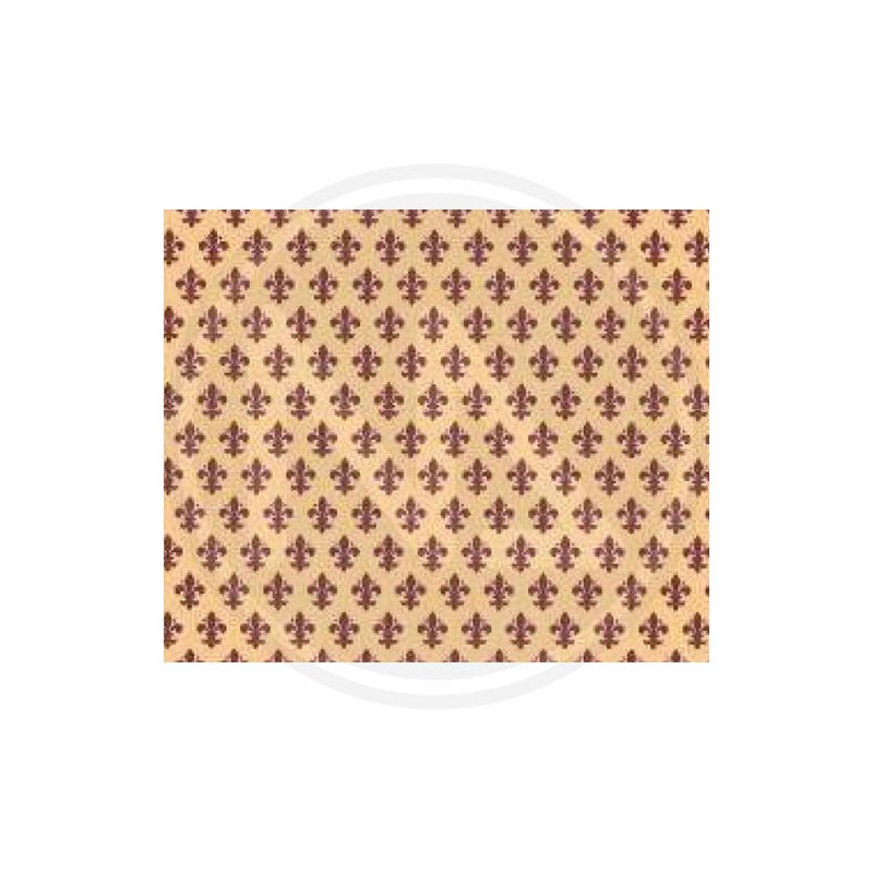 SELF ADHESIVE PLASTIC ROLL "FLORENCE LILY BROWN"