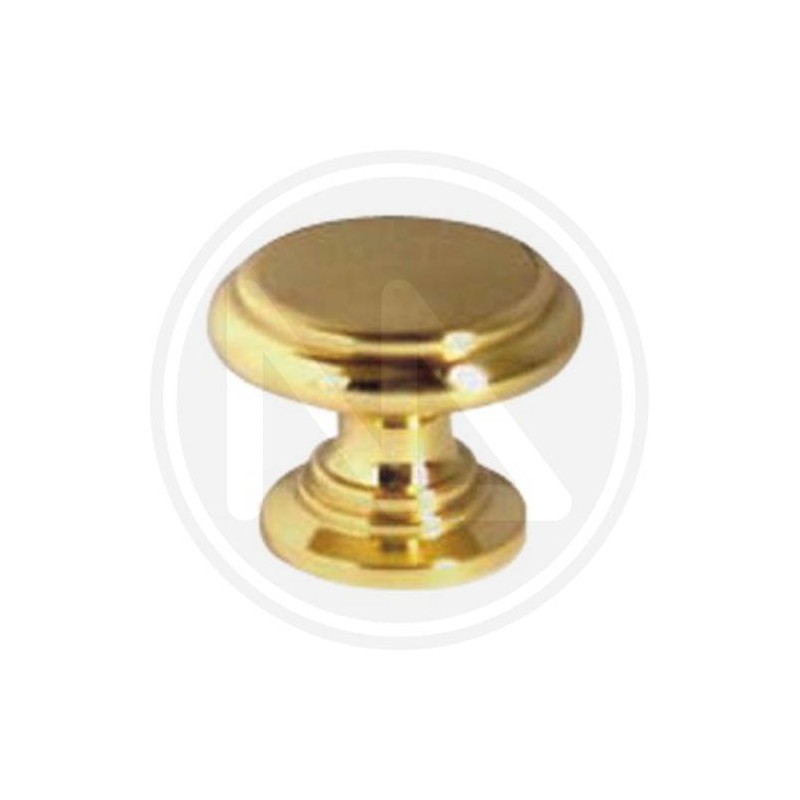 POMOLO per mobili in OTTONE lucido 725 B131